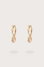 RUE MINI DROP EARRING - BRUSHED BRASS