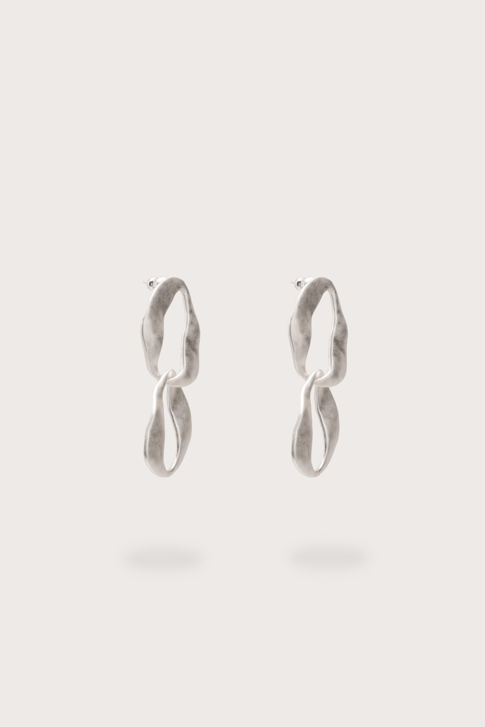 RUE MINI DROP EARRING - ANTIQUE SILVER