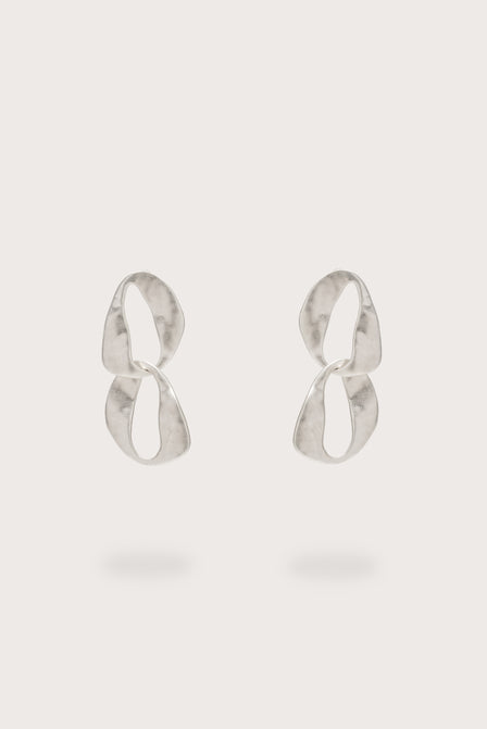 RUE MINI DROP EARRING - ANTIQUE SILVER