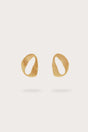RUE MINI EARRING - BRUSHED BRASS