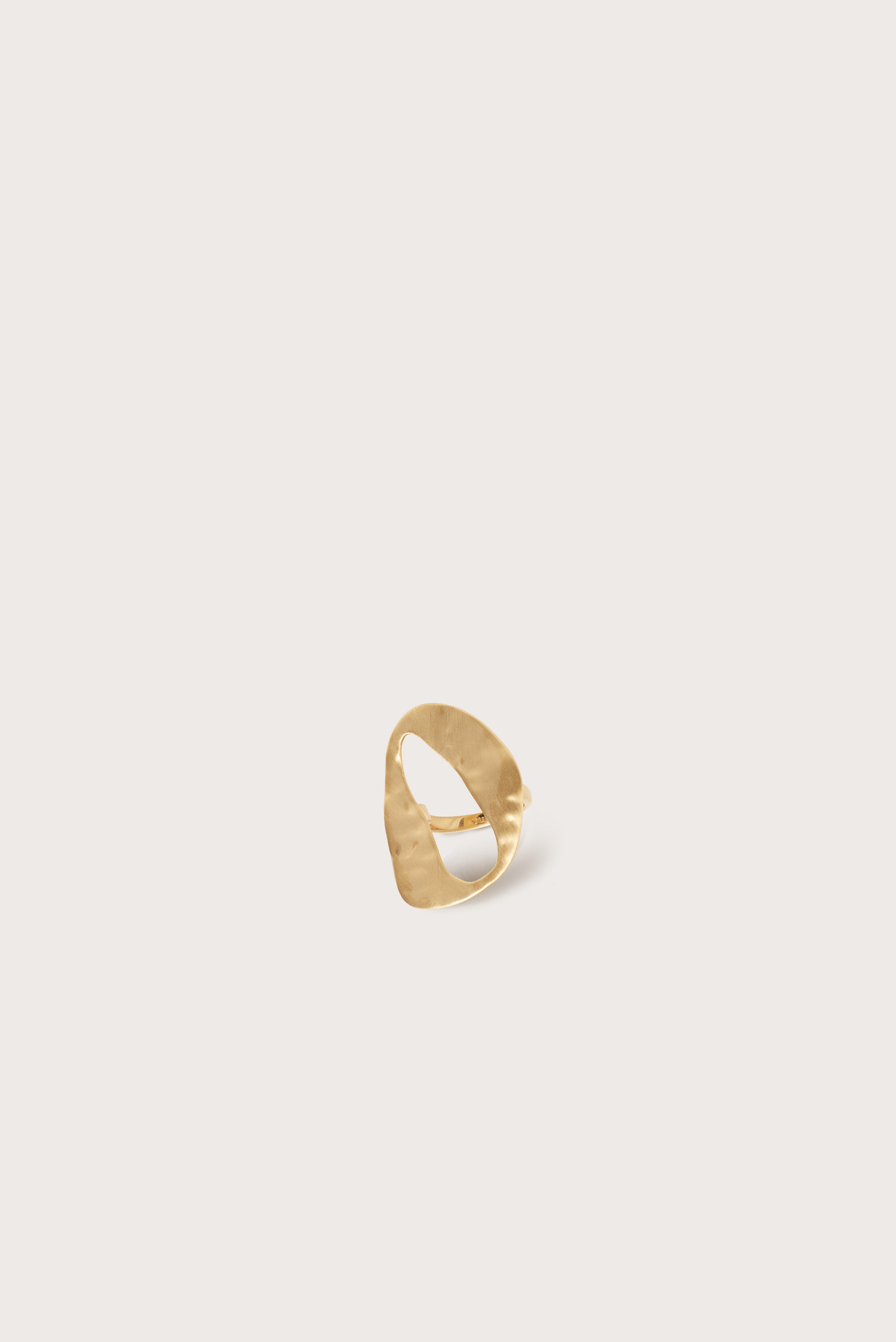 RUE MINI RING - BRUSHED BRASS
