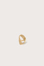 RUE MINI RING - BRUSHED BRASS