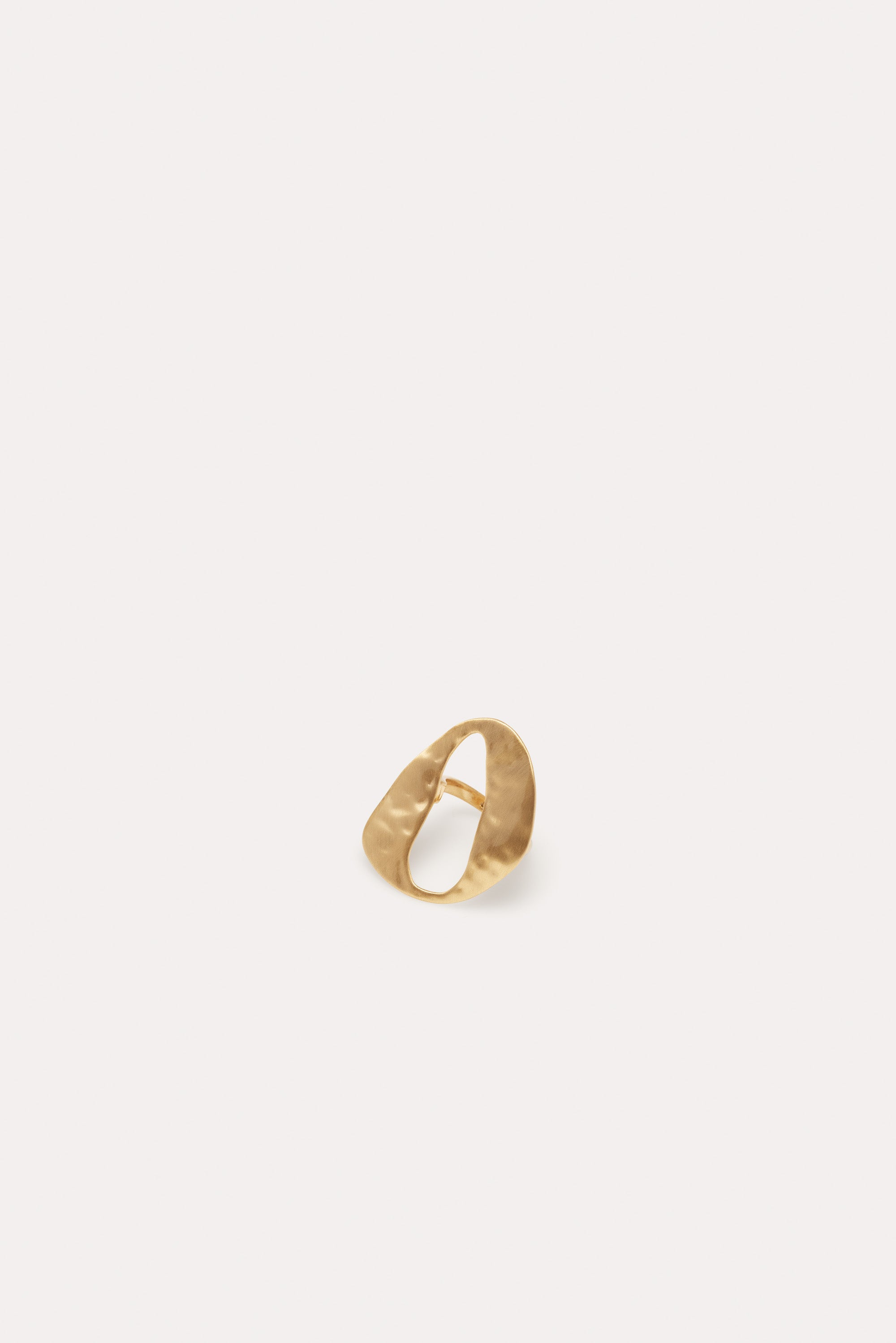 RUE MINI RING - BRUSHED BRASS