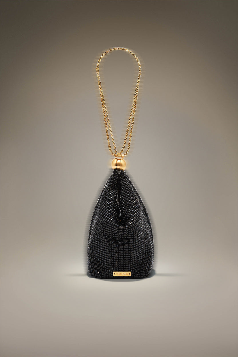 RUE WRISTLET BAG - BLACK