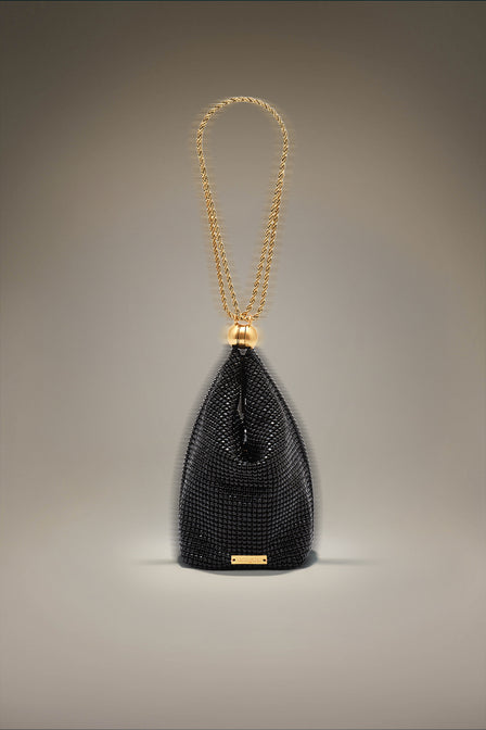 RUE WRISTLET BAG - BLACK