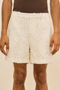 LUCIO SHORT - OFF WHITE MULTI