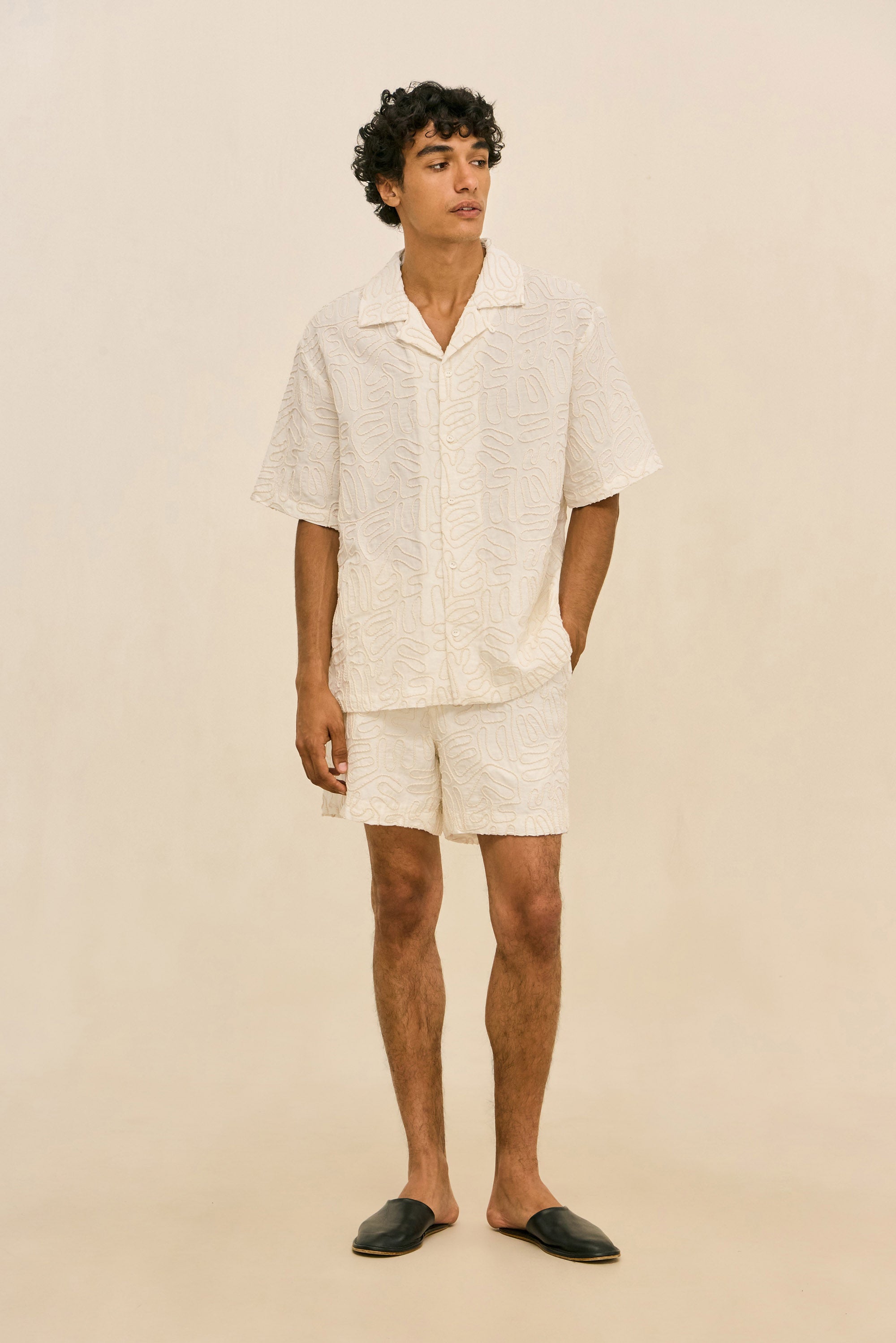 RYAN SHIRT - OFF WHITE MULTI