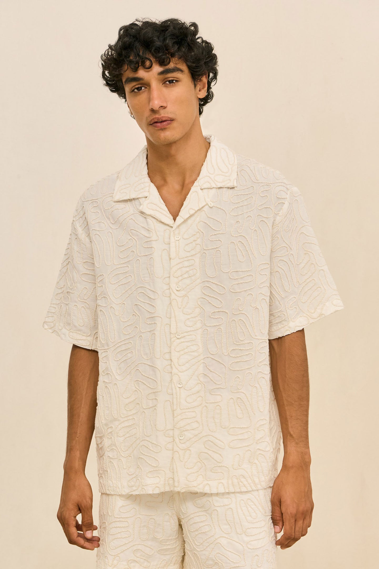 RYAN SHIRT - OFF WHITE MULTI