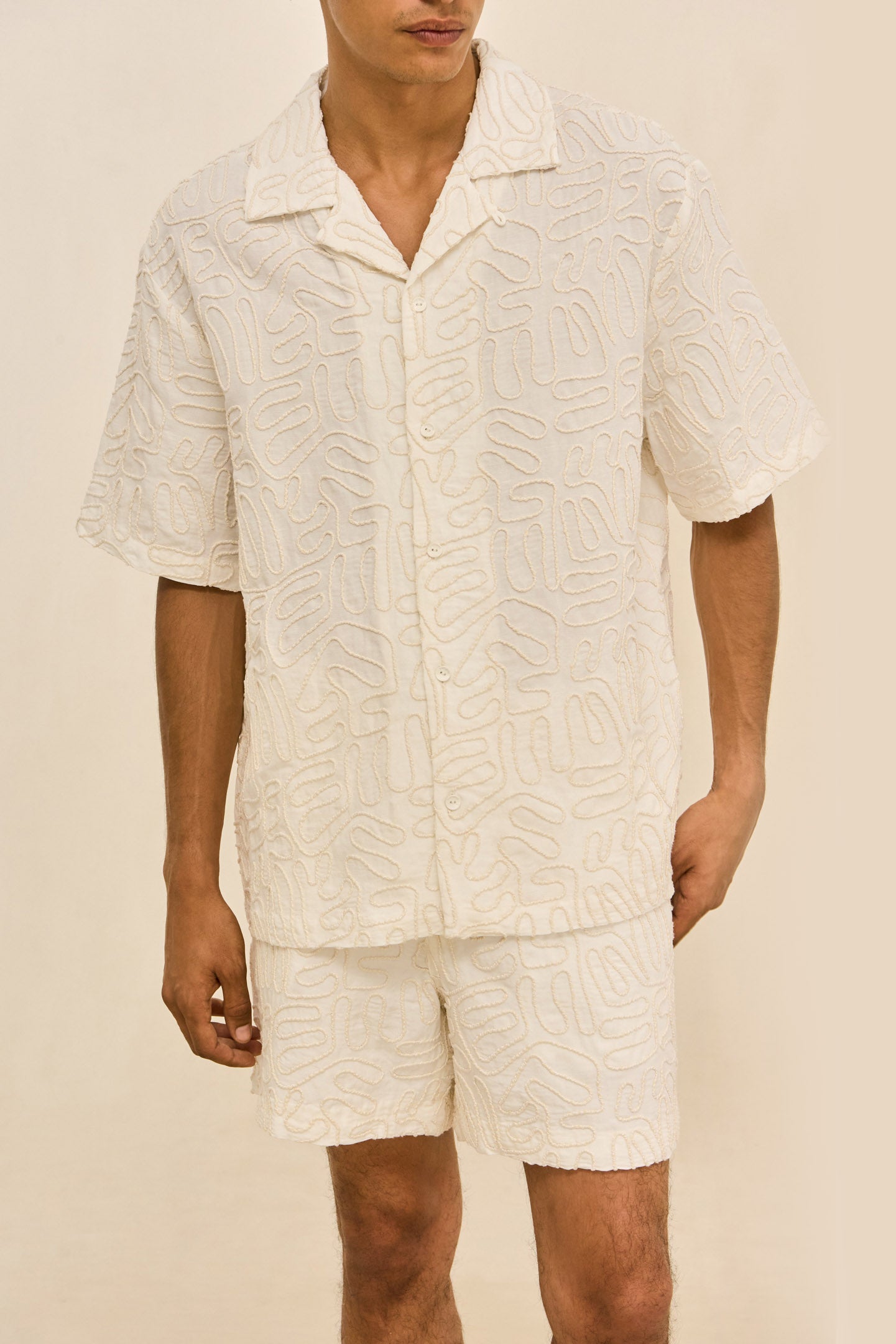 RYAN SHIRT - OFF WHITE MULTI
