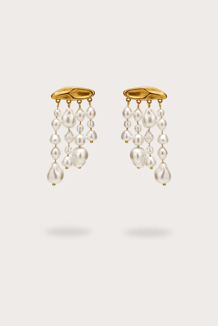 SHIVA EARRING - PEARL