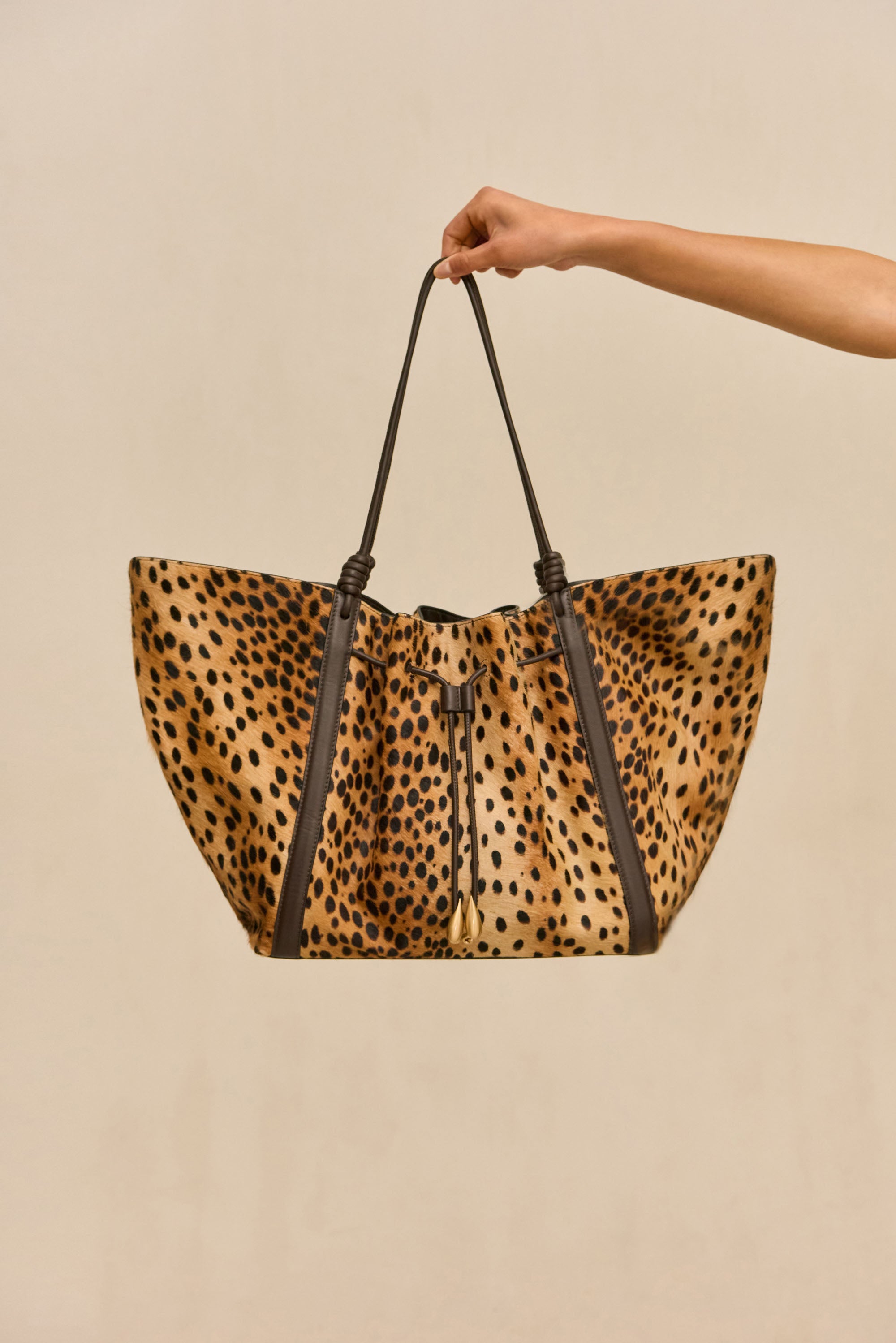 SHUNA LARGE TOTE - CHEETAH