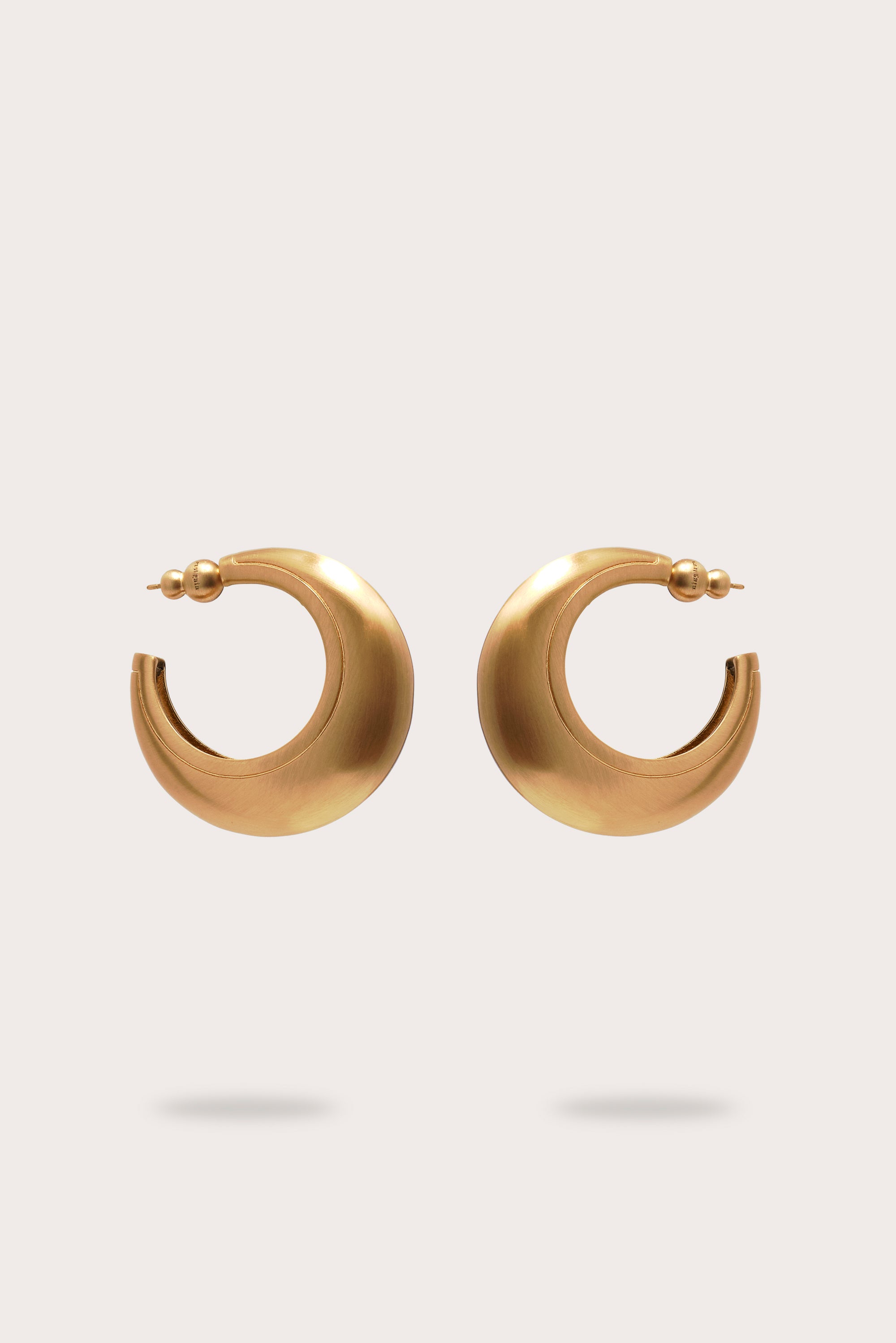 MONA EARRING - BRUSHED BRASS