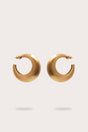 MONA EARRING - BRUSHED BRASS
