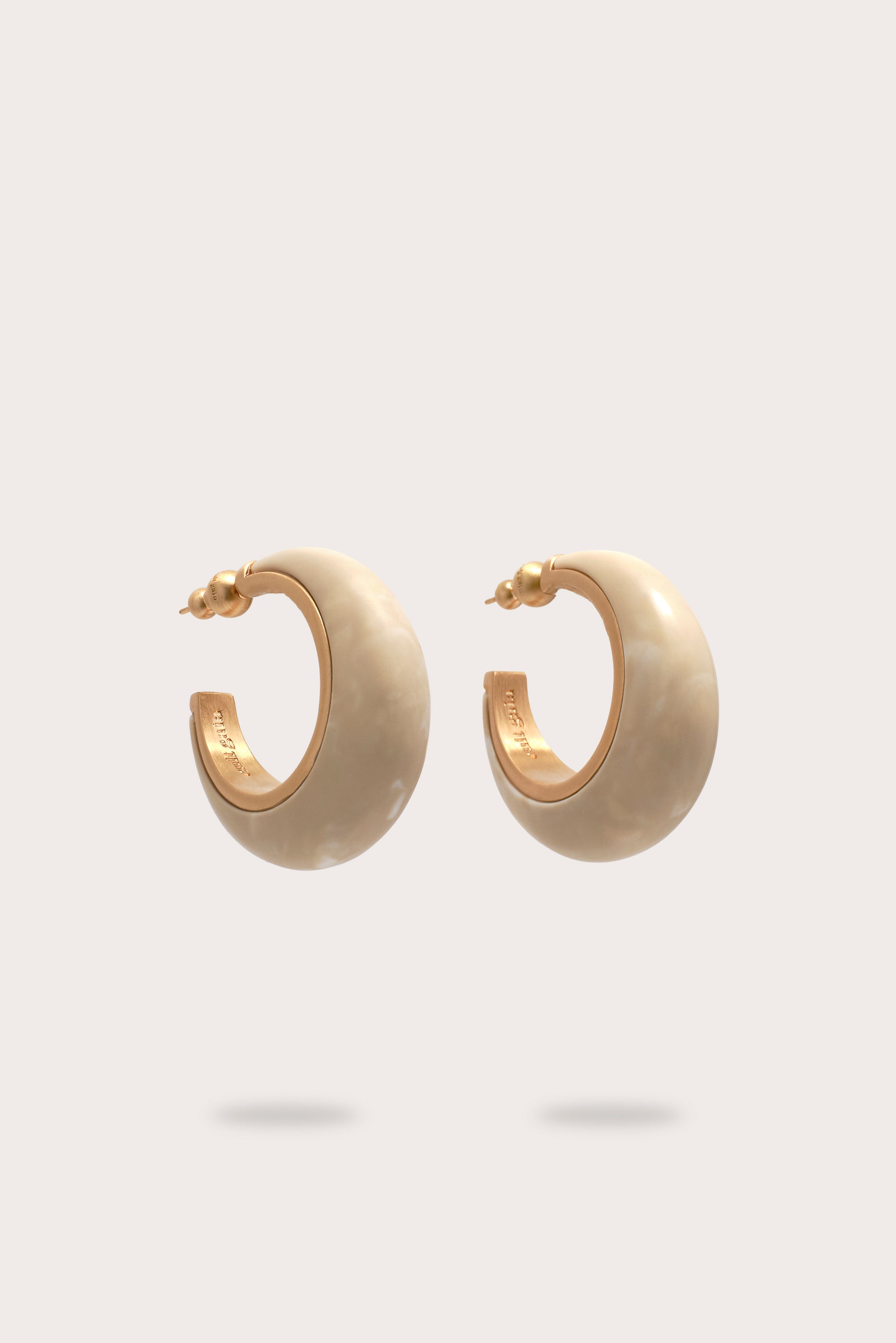 MONA EARRING - TRAVERTINE
