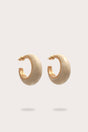 MONA EARRING - TRAVERTINE