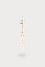 SOLANA EARRING - BRUSHED BRASS