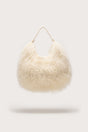SOLAY SHOULDER BAG - NATURAL SHEARLING
