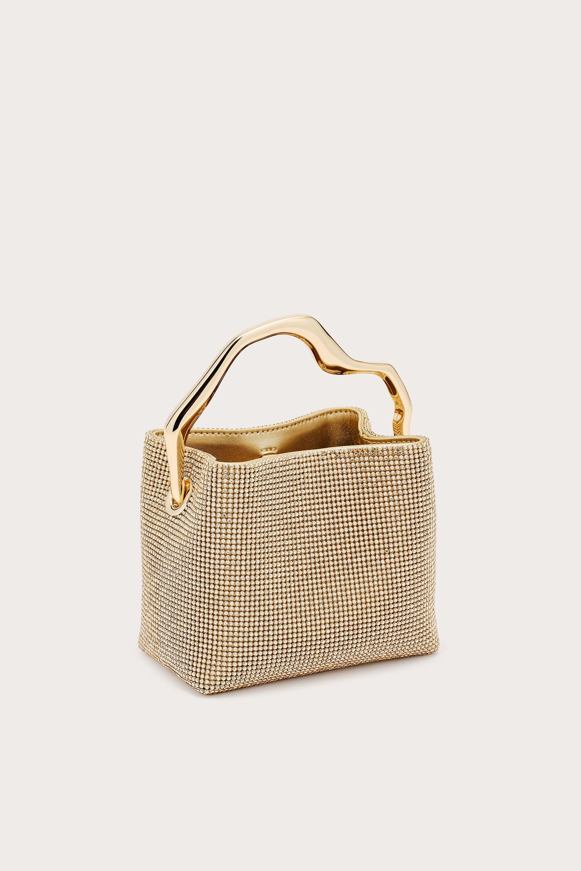 SOLENE MINI RHINESTONE BAG - SAND DOLLAR
