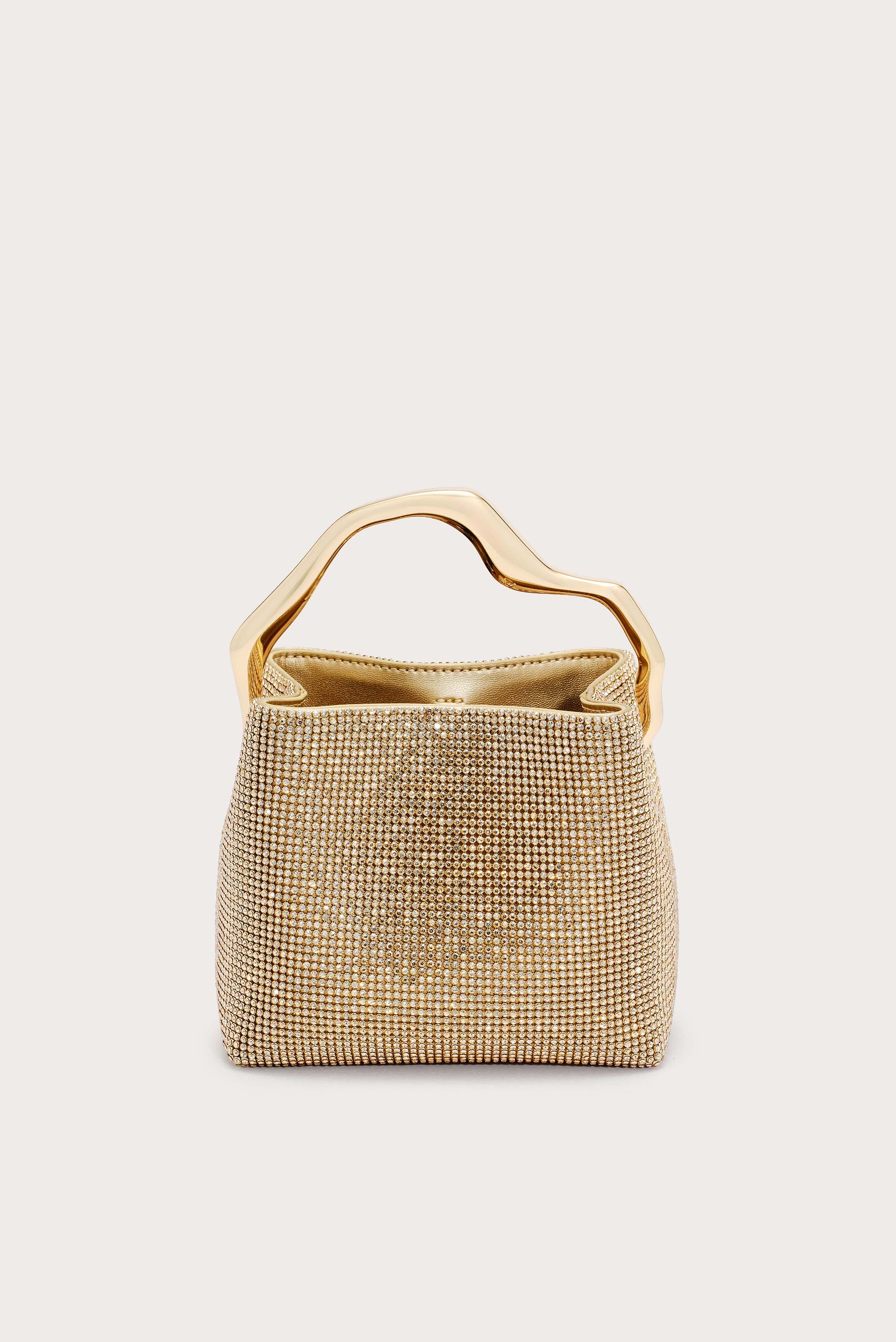 SOLENE MINI RHINESTONE BAG - SAND DOLLAR