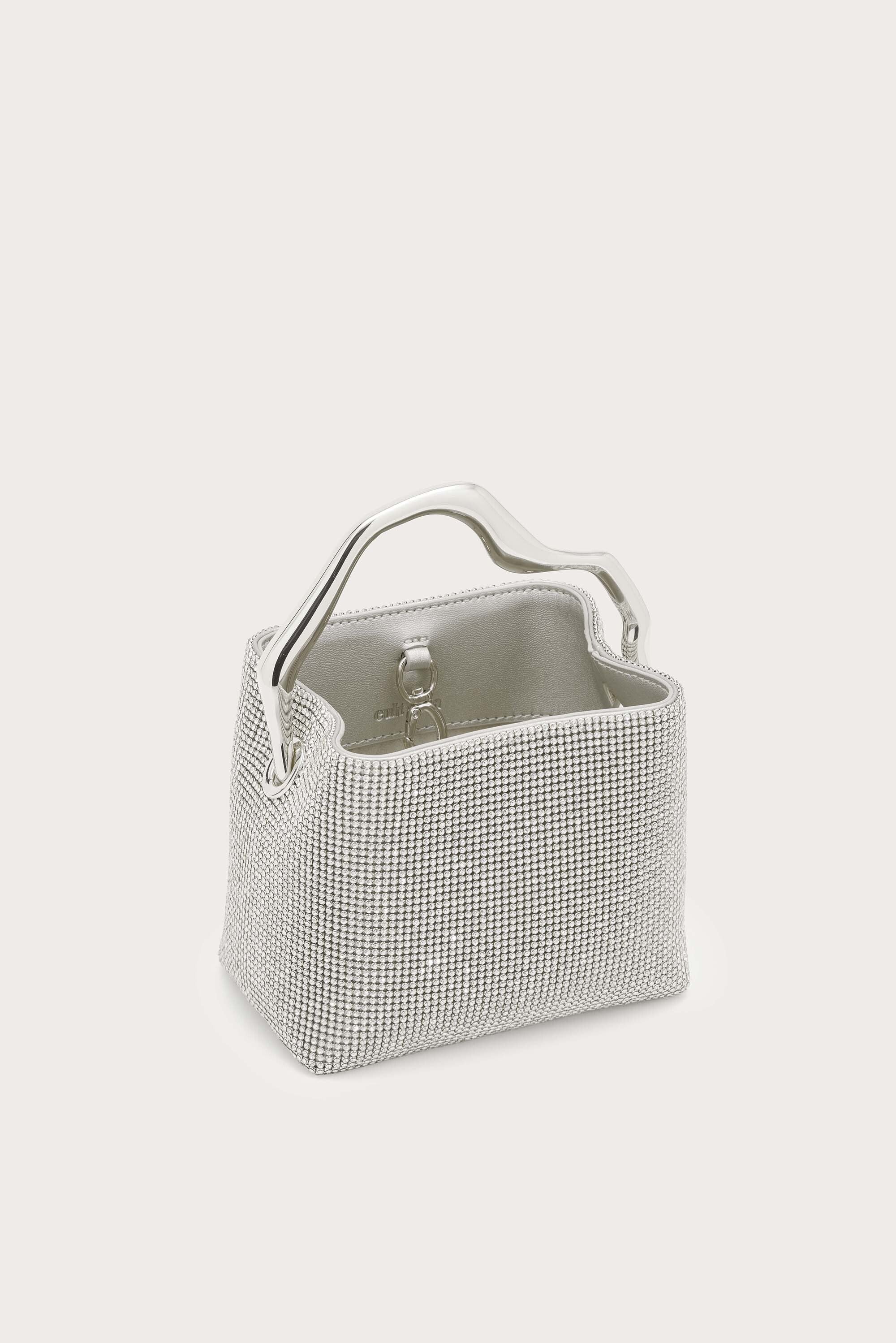 SOLENE MINI RHINESTONE BAG - CLEAR