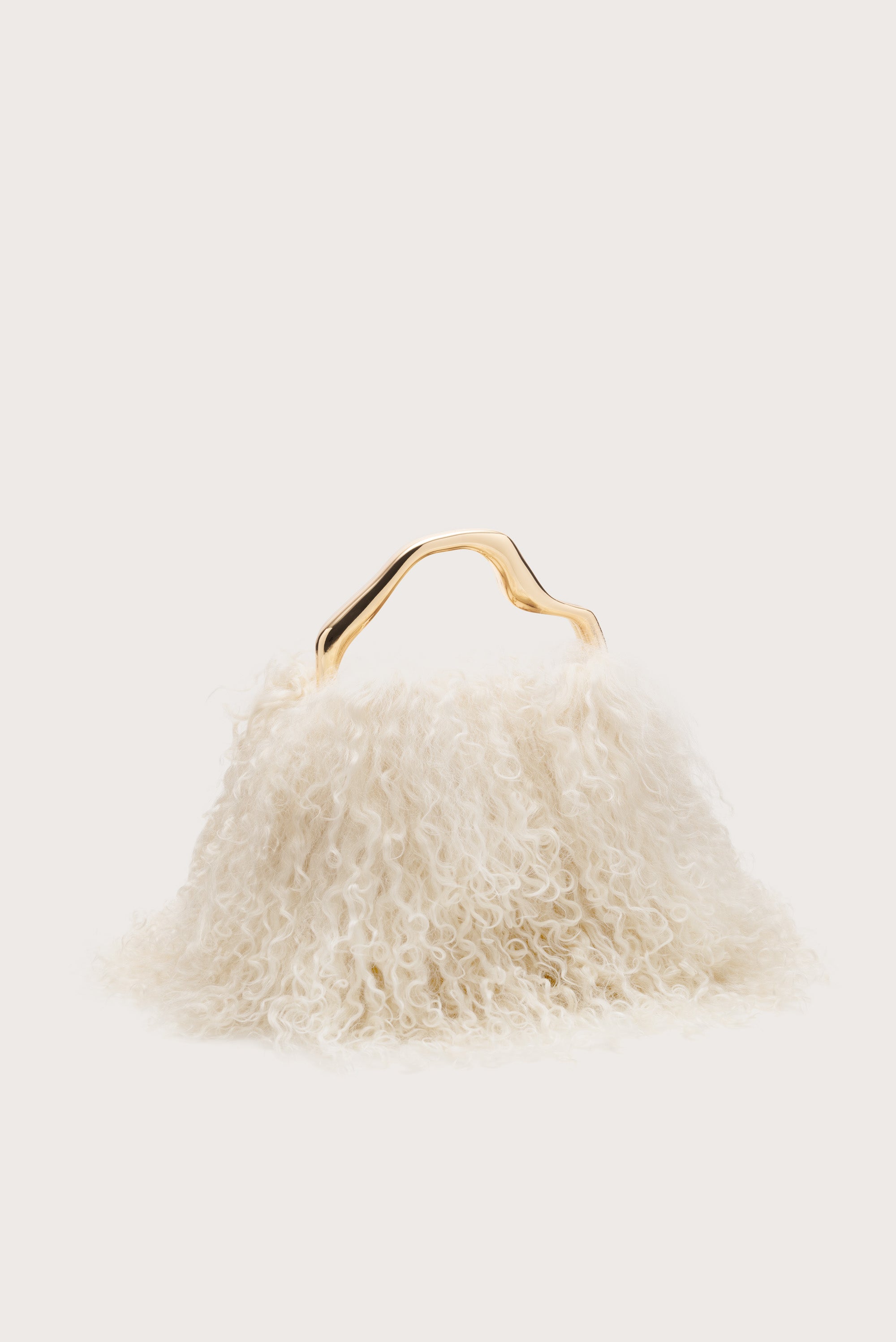 SOLENE MINI BAG - NATURAL SHEARLING