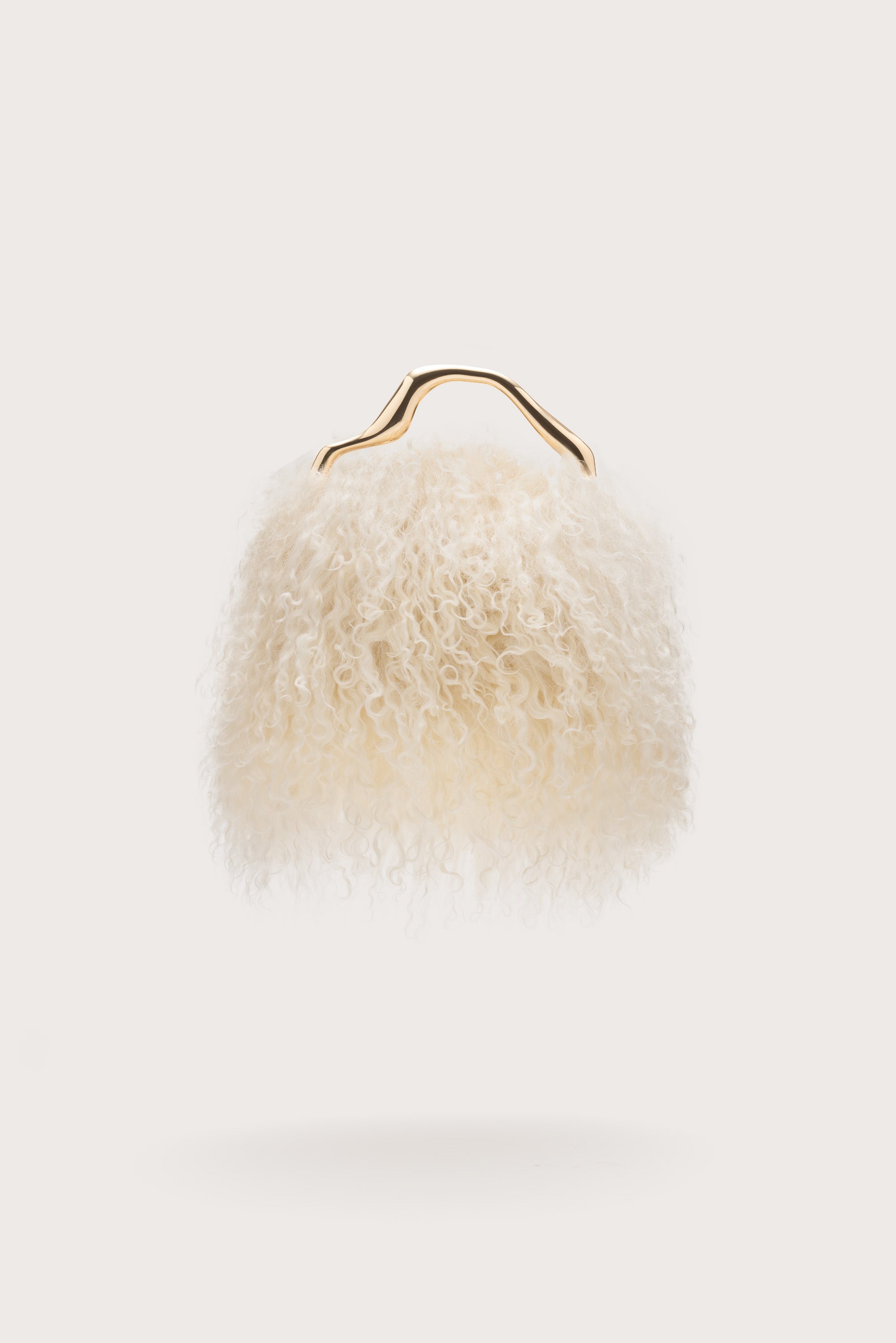 SOLENE MINI BAG - NATURAL SHEARLING