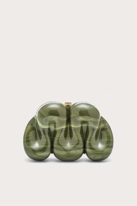 SQUIGGLE CLUTCH - ROSEMARY MULTI