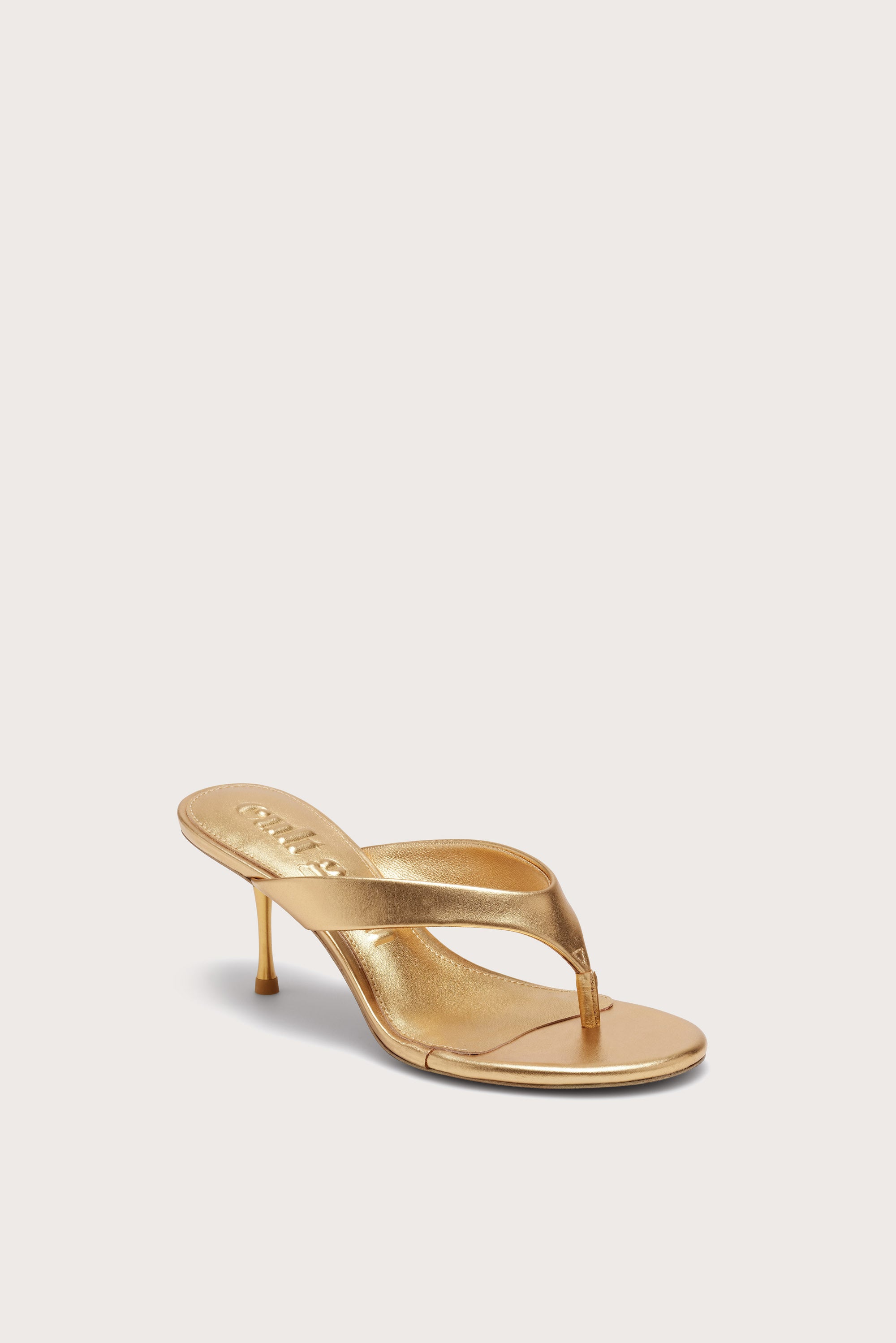 STELLA MID SANDAL - BRASS
