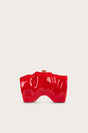 SCRUNCH CLUTCH - VERMILION