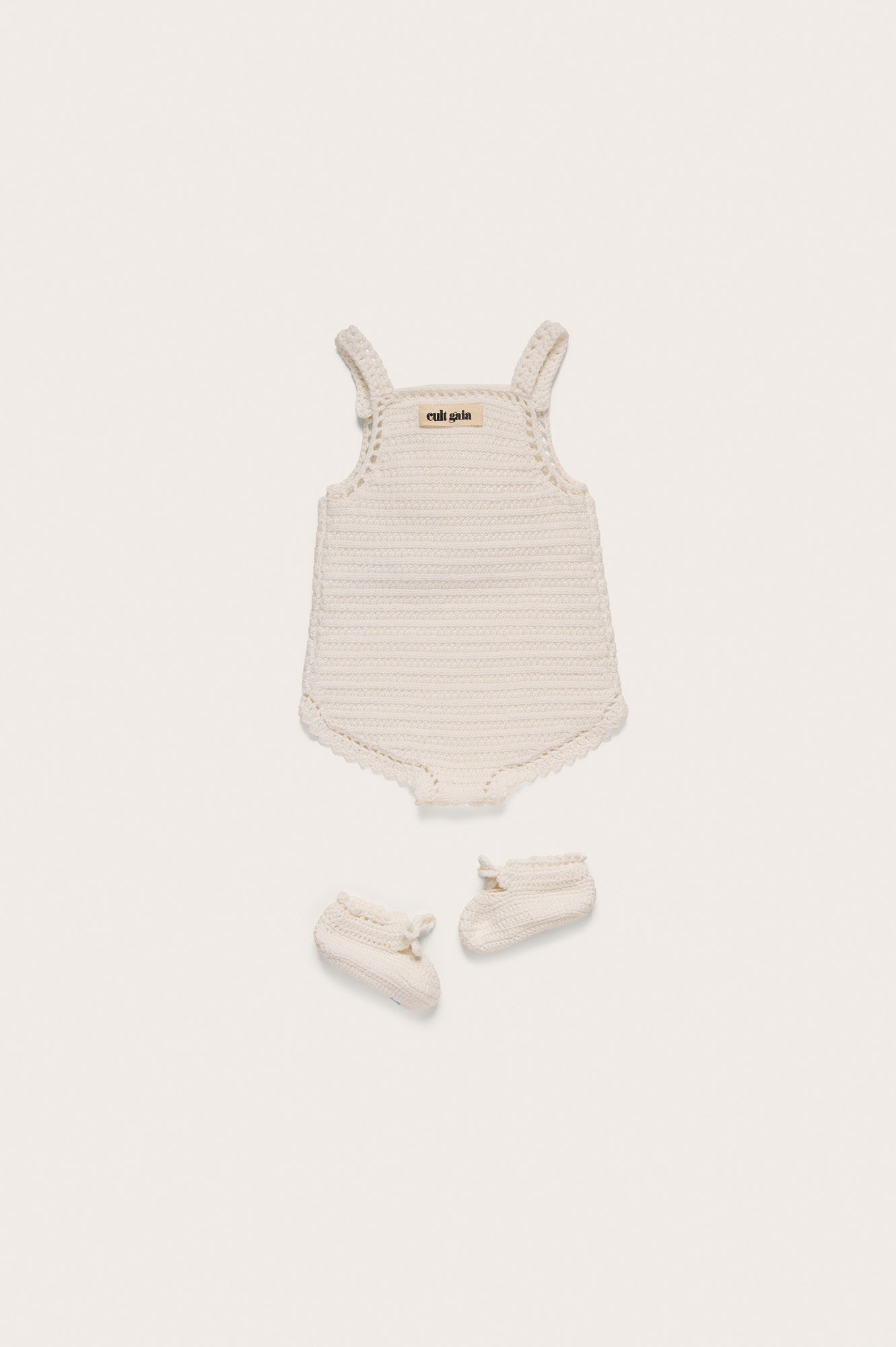 BABY SHAH JUMPSUIT SET - OFF WHITE