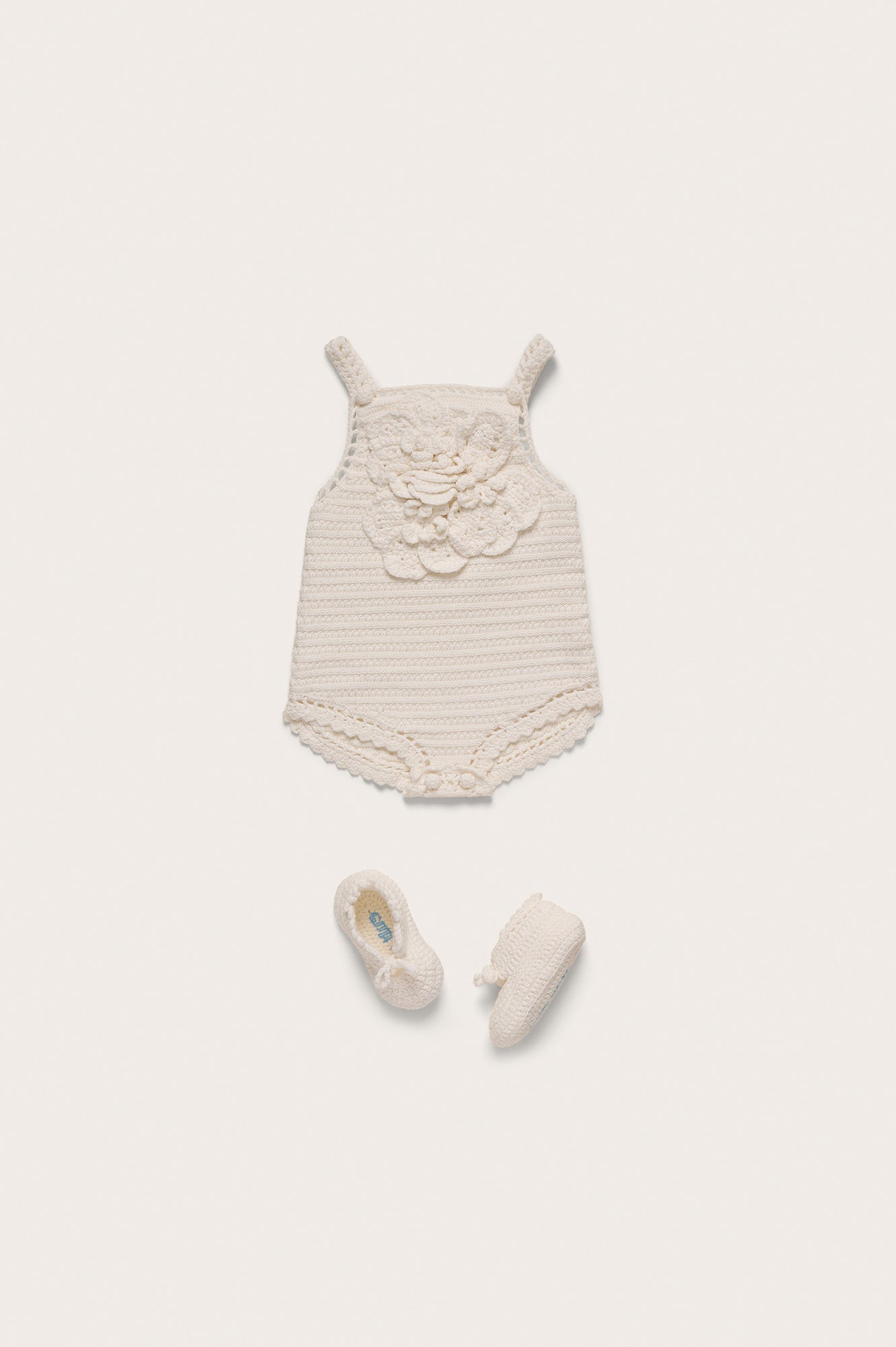BABY SHAH JUMPSUIT SET - OFF WHITE