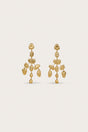 SLOANE EARRING - GOLD FOILED WOOD