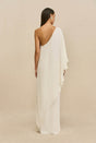 CHANTEL SKIRT - OFF WHITE SILK
