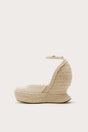 TARA ESPADRILLE SANDAL - OFF WHITE