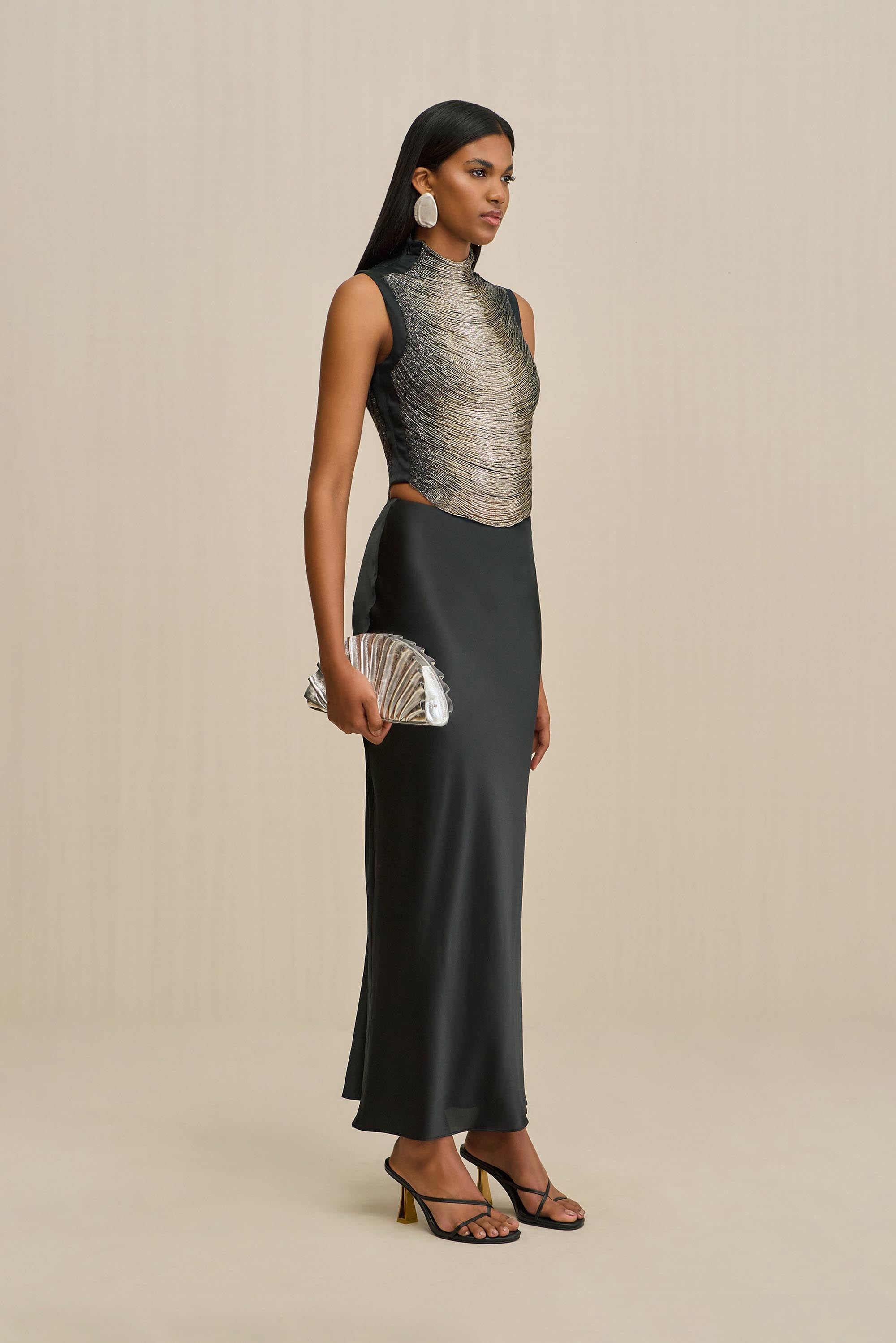 TARAJI TOP - BLACK