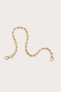 TASHA DETACHABLE CLUTCH STRAP - BRUSHED BRASS