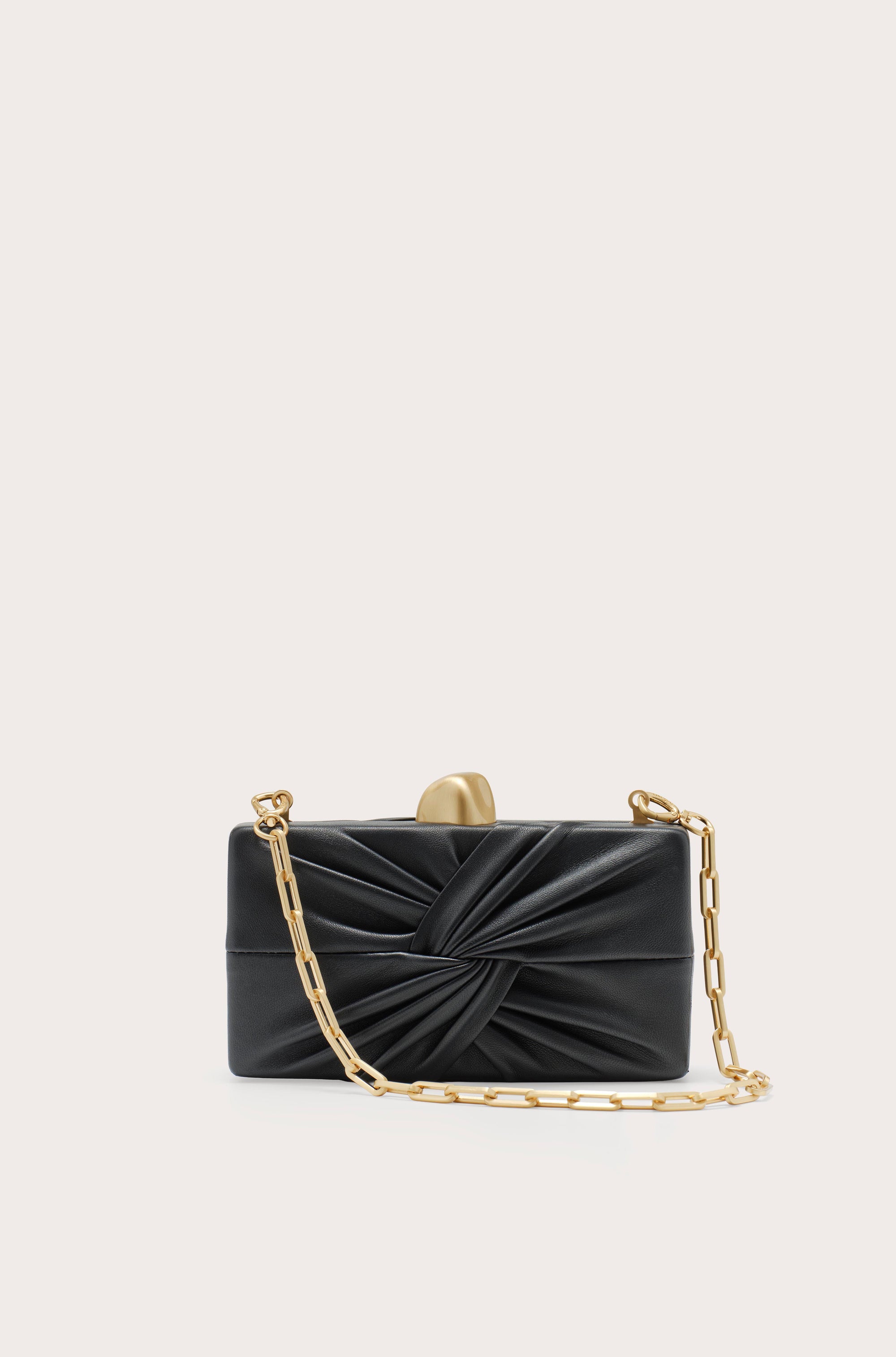 TASHA DETACHABLE CLUTCH STRAP - BRUSHED BRASS