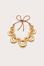 TAYLOR CHOKER - GOLD FOILED WOOD
