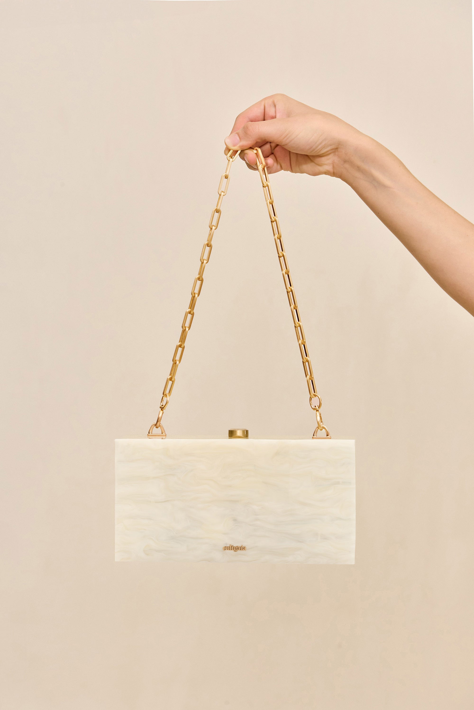 THE BACKGAMMON CLUTCH - IVORY