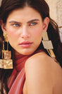 EVELIS EARRING - BRUSHED BRASS