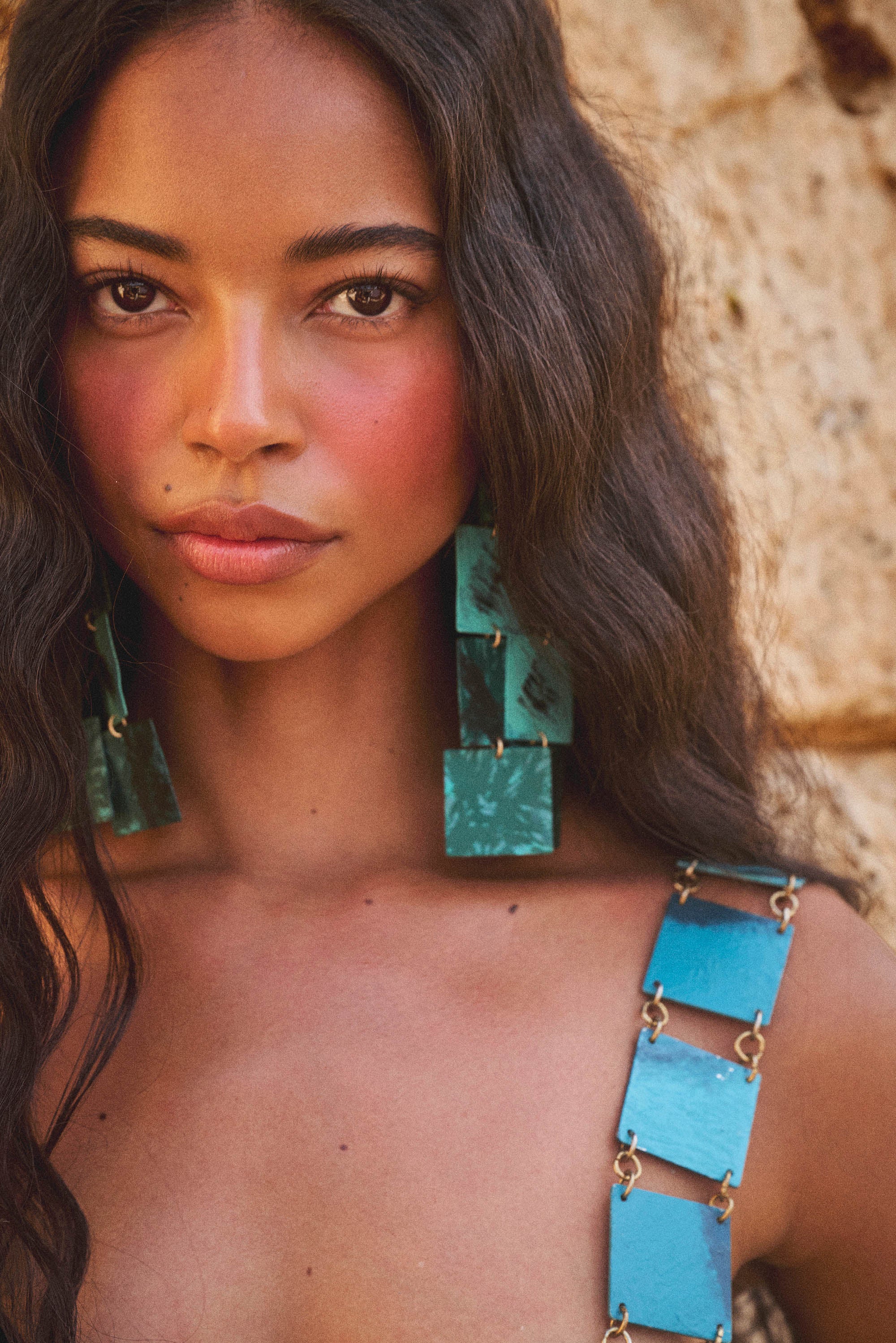 EVELIS EARRING - TEAL