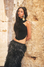 KEVI KNIT TOP - BLACK