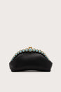 UNA CLUTCH - BLACK TURQUOISE