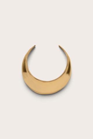 ULANI CHOKER - BRUSHED BRASS