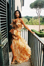 SUZETTE GOWN - FALLING LEAVES PRINT