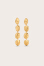 VEDA EARRING - BRUSHED BRASS