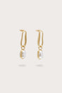 VERA EARRING - BRUSHED BRASS