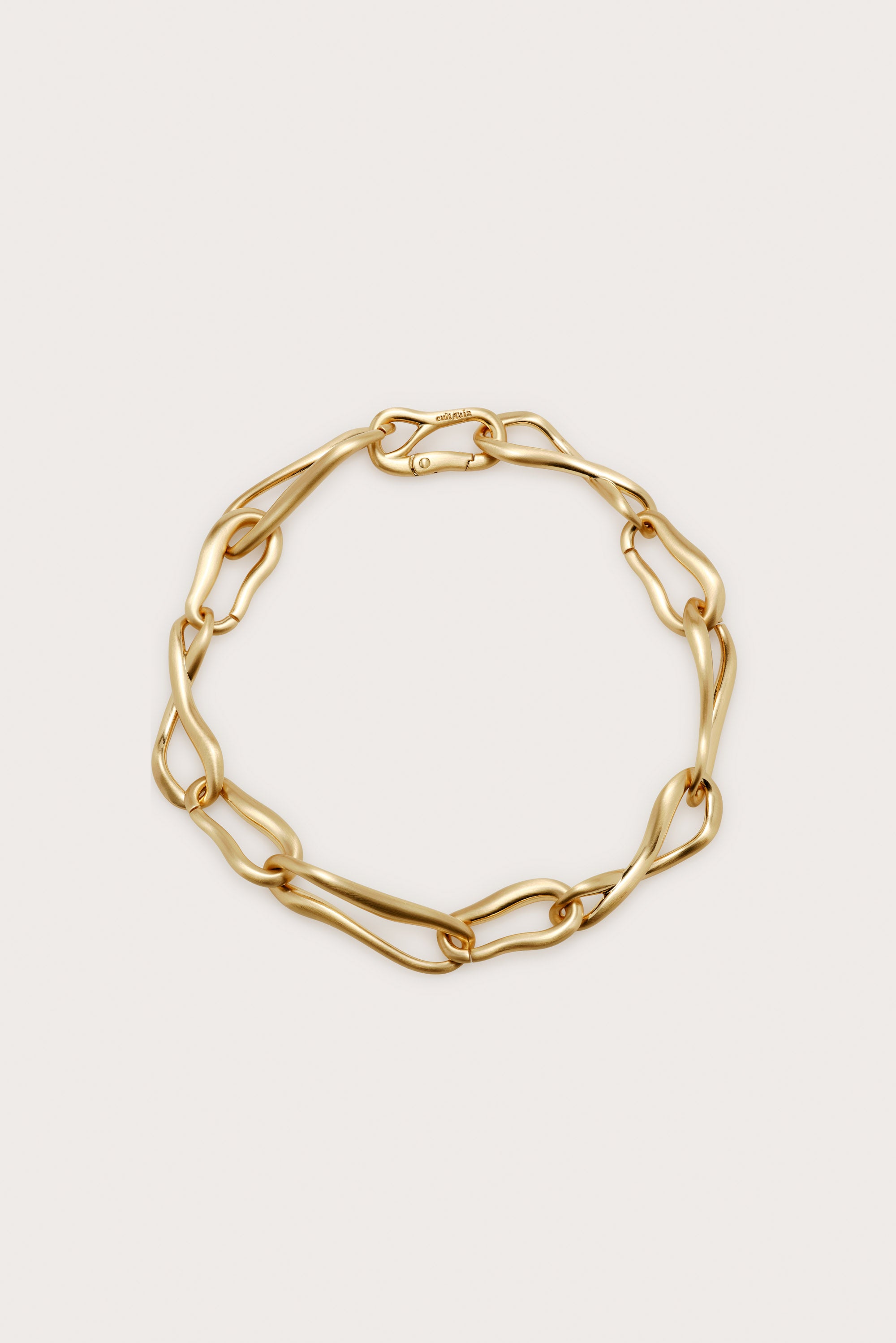 VERA NECKLACE - BRUSHED BRASS