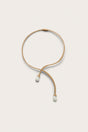 VINA CHOKER - BRUSHED BRASS