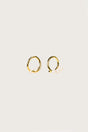 CULT GAIA LEONIE EARRING IN GOLD METALLIC